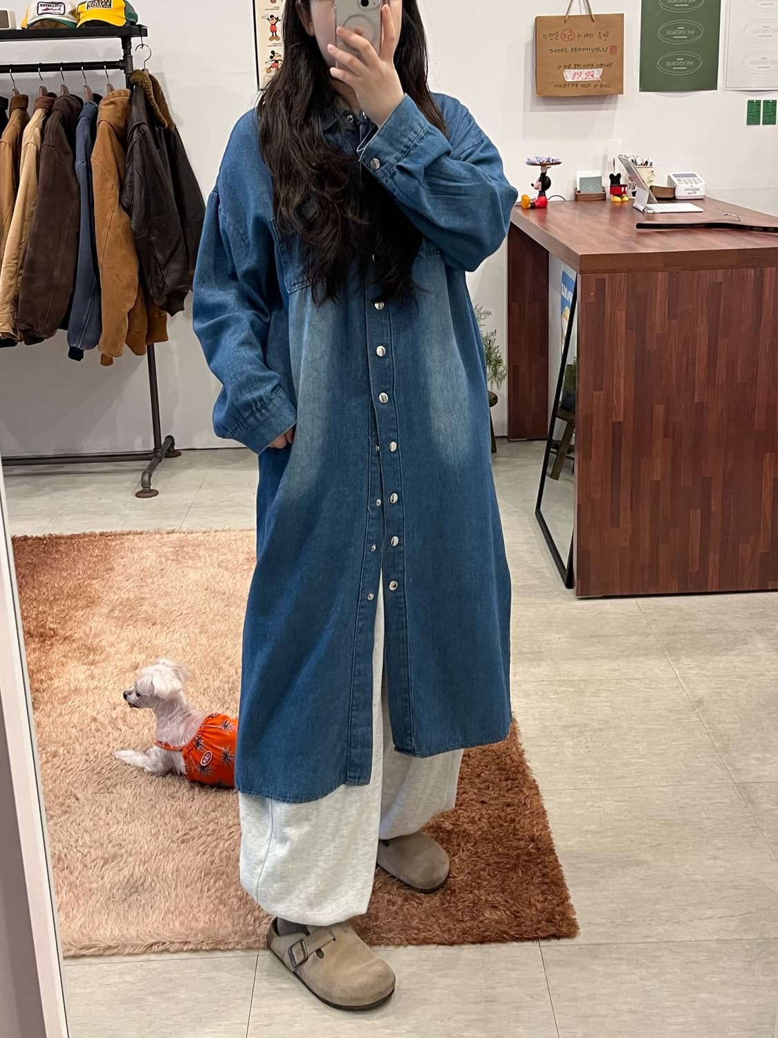 Vtg 빈티지 데님 원피스 상품이미지2