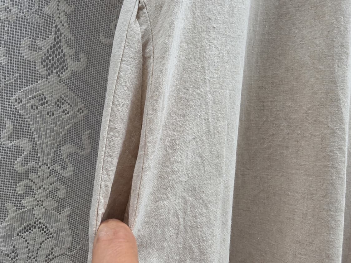 세일러 카라 린넨 롱 원피스 상품이미지3