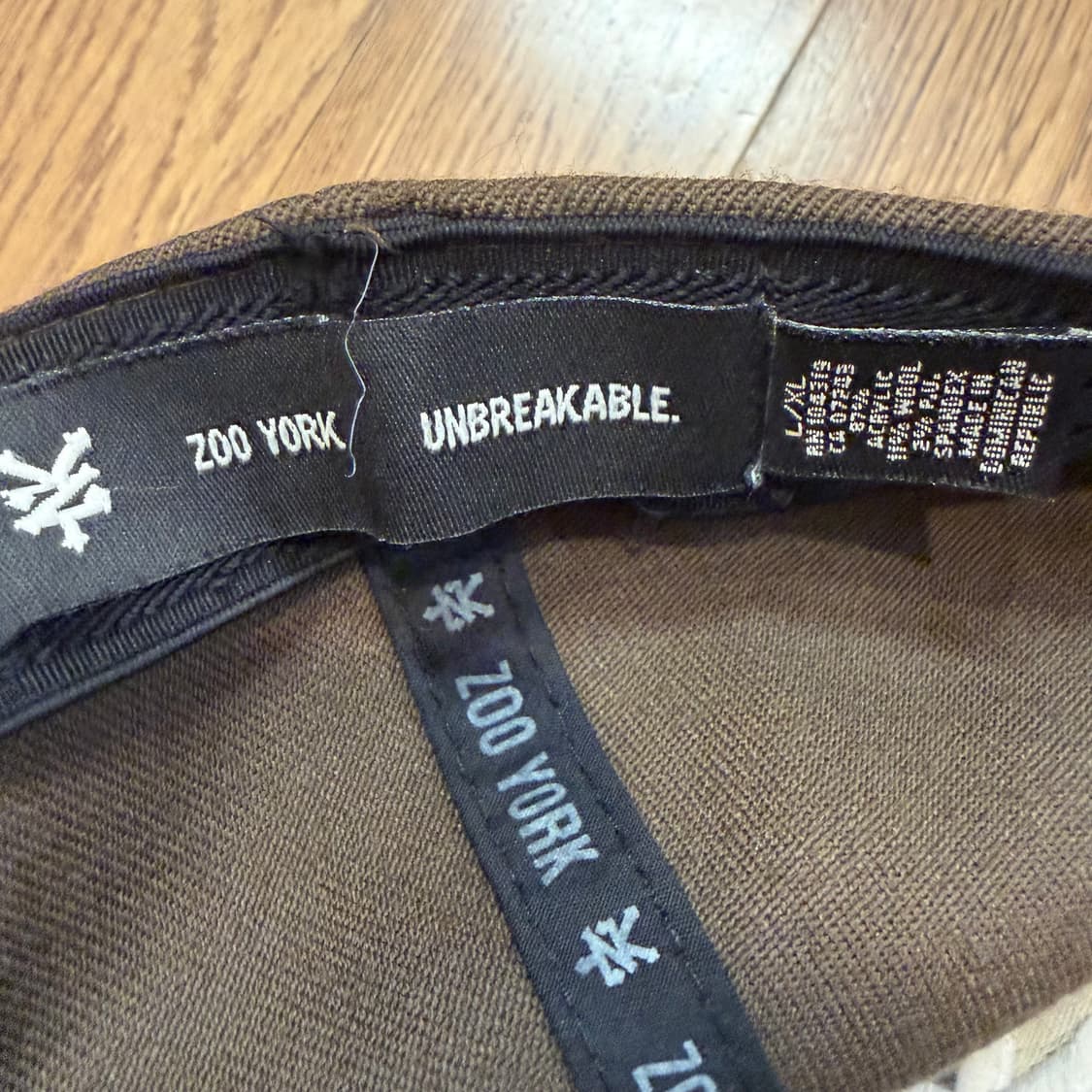 ZOO YORK 브라운 캡 L/XL 상품이미지2