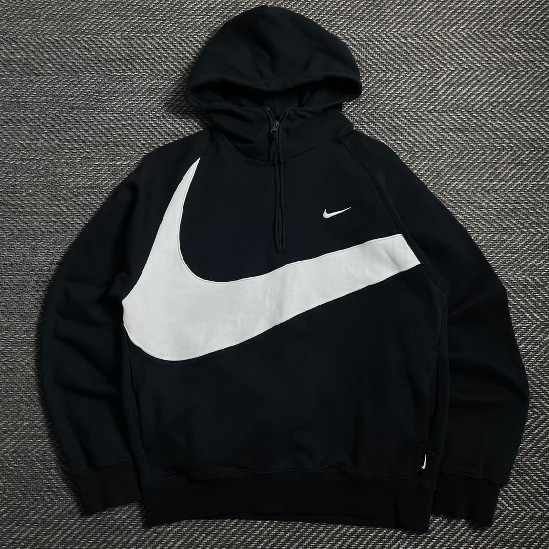 나이키 빅스우시 로고 하프 집업 후드 티셔츠y 4028 상품이미지2