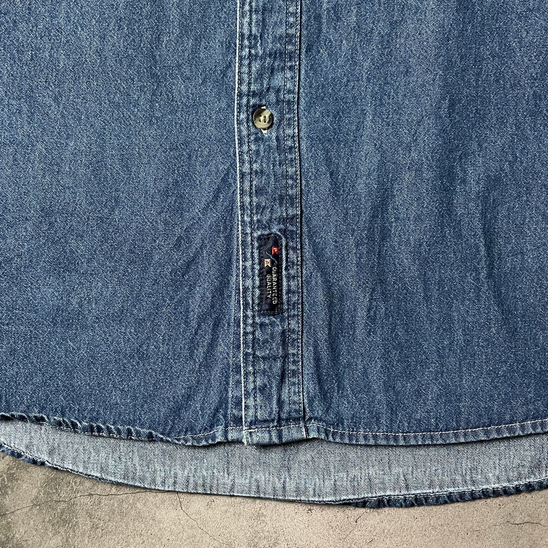 PORT&COMPANY 빈티지 코튼 데님 셔츠 A00591 상품이미지4