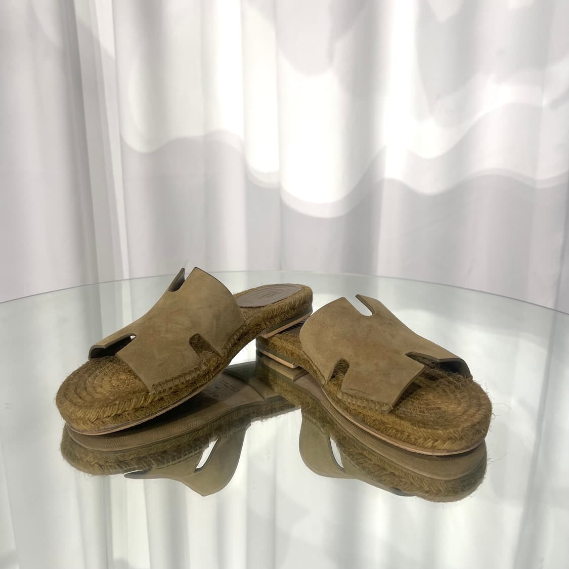 [정품] 에르메스 안티구아 이즈미르 에스파듀 슬리퍼 남성 42사이즈 상품이미지3