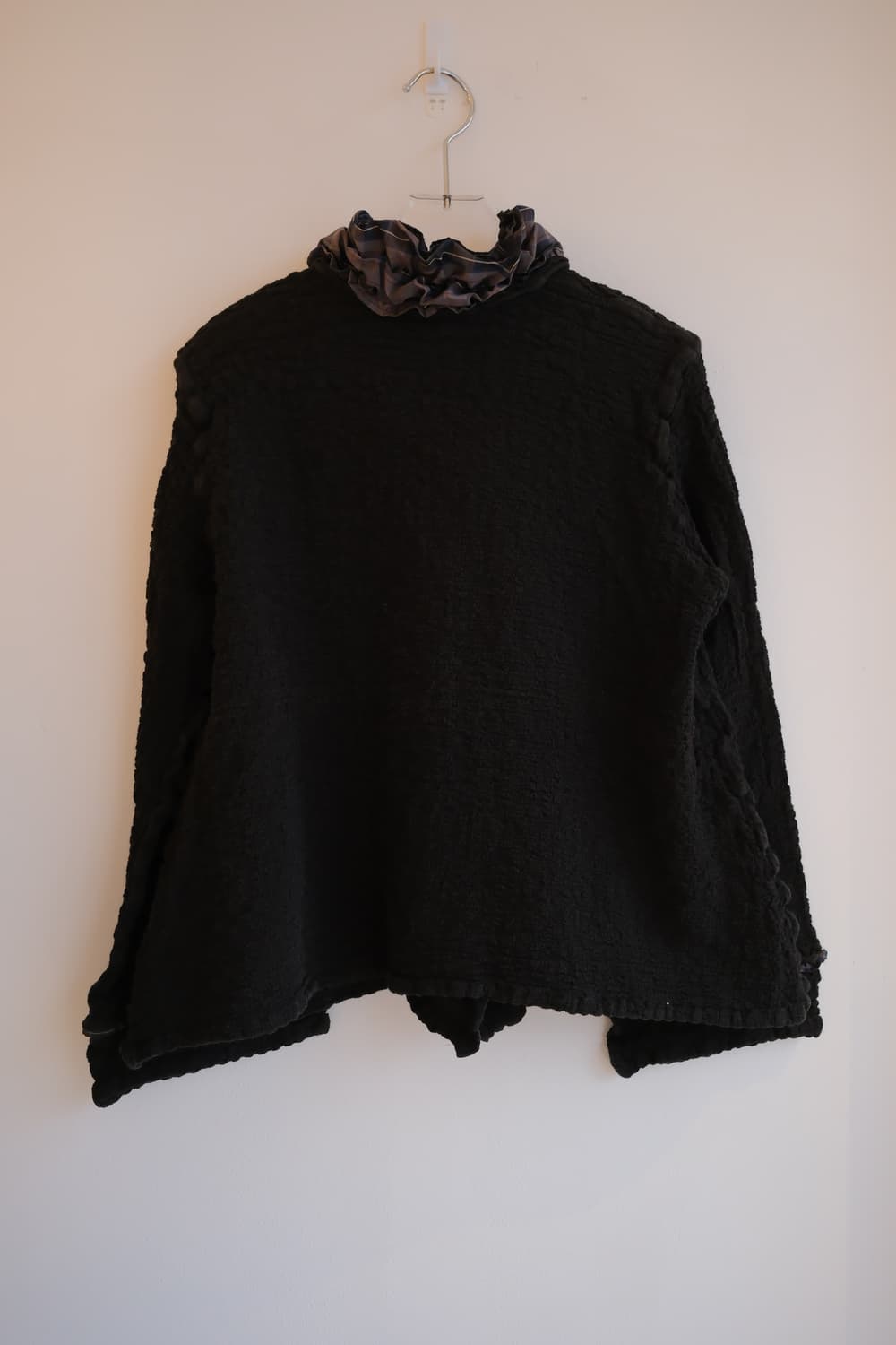 Neck frill wrinkled jacket 상품이미지9