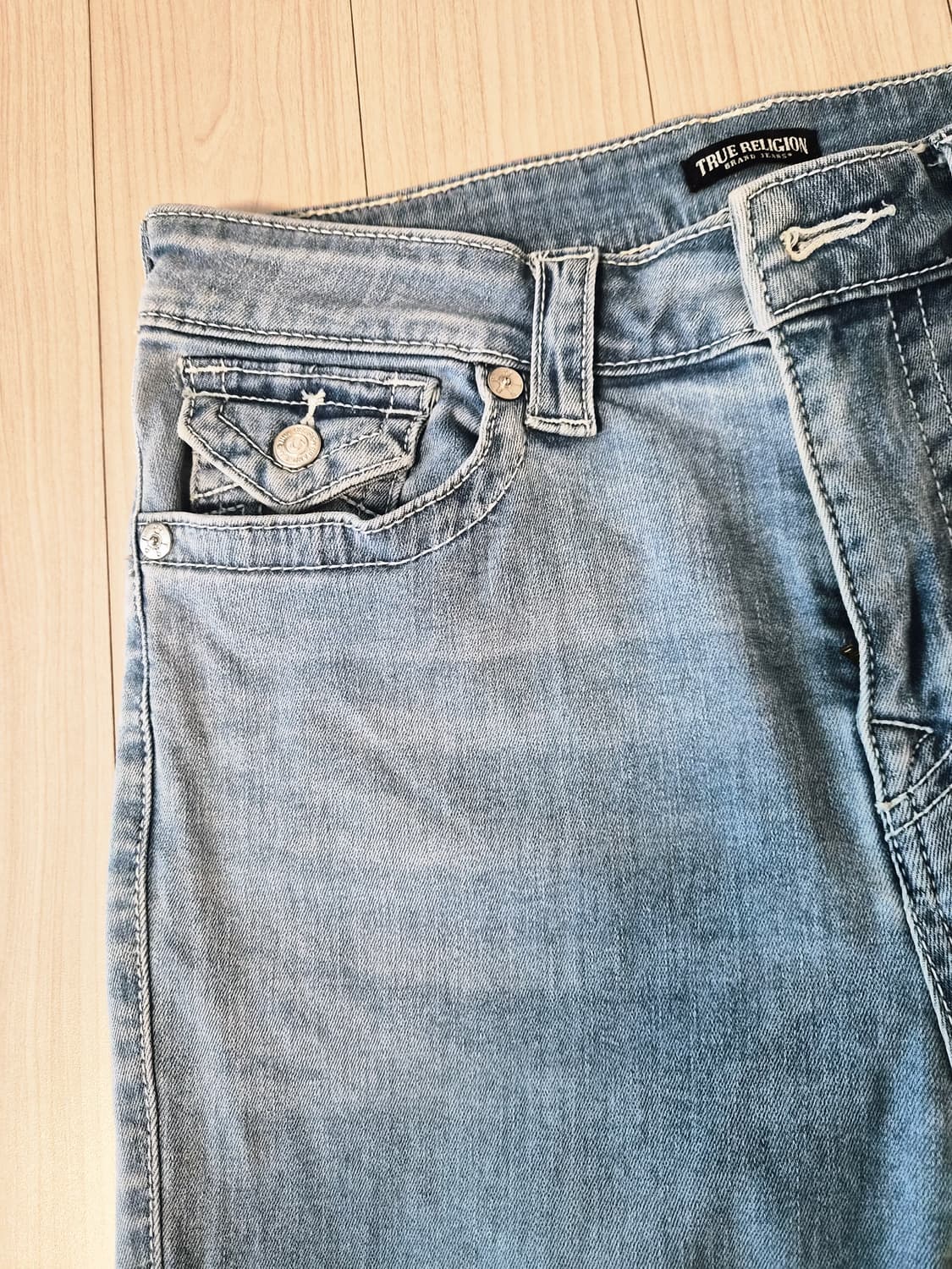 트루릴리전 섹션 로우시트 데님팬츠(30) 상품이미지2