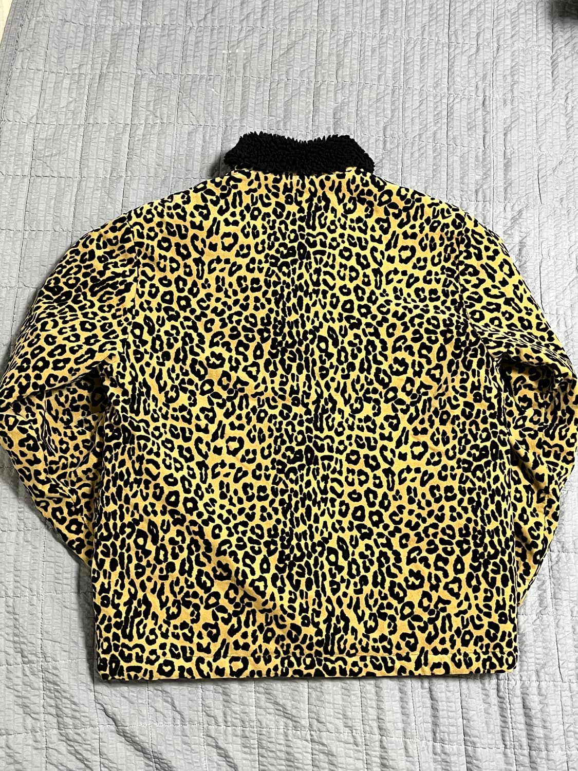[24fw] Supreme 슈프림 레오파드 플리스 워크 자켓 M 상품이미지6