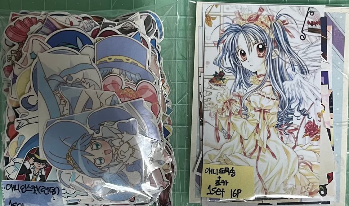 애니 인스컷(랜덤)+애니 도무송+달천 포카 세트 처분 상품이미지1