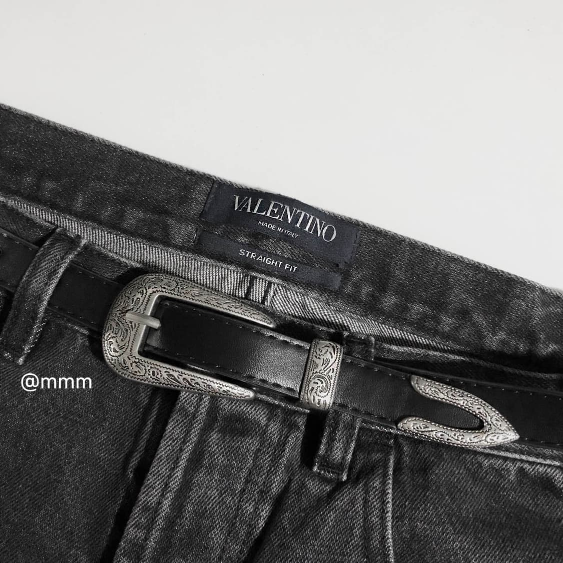 [Unisex] 엣지 에스닉 웨스턴 가죽 벨트 상품이미지8