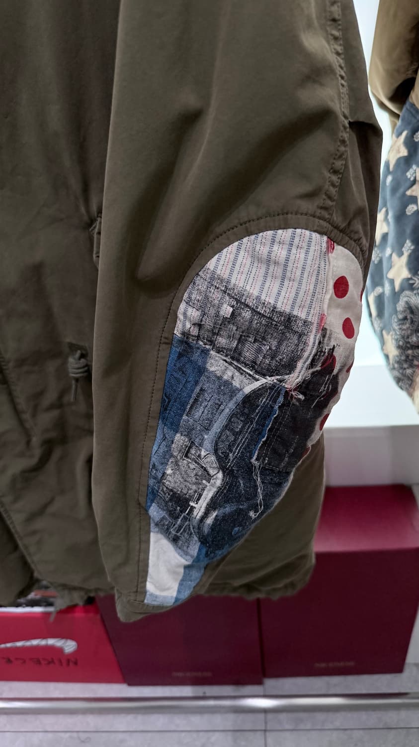 2) 19aw 비즈빔 콜라쥬 피쉬테일 올리브 상품이미지3