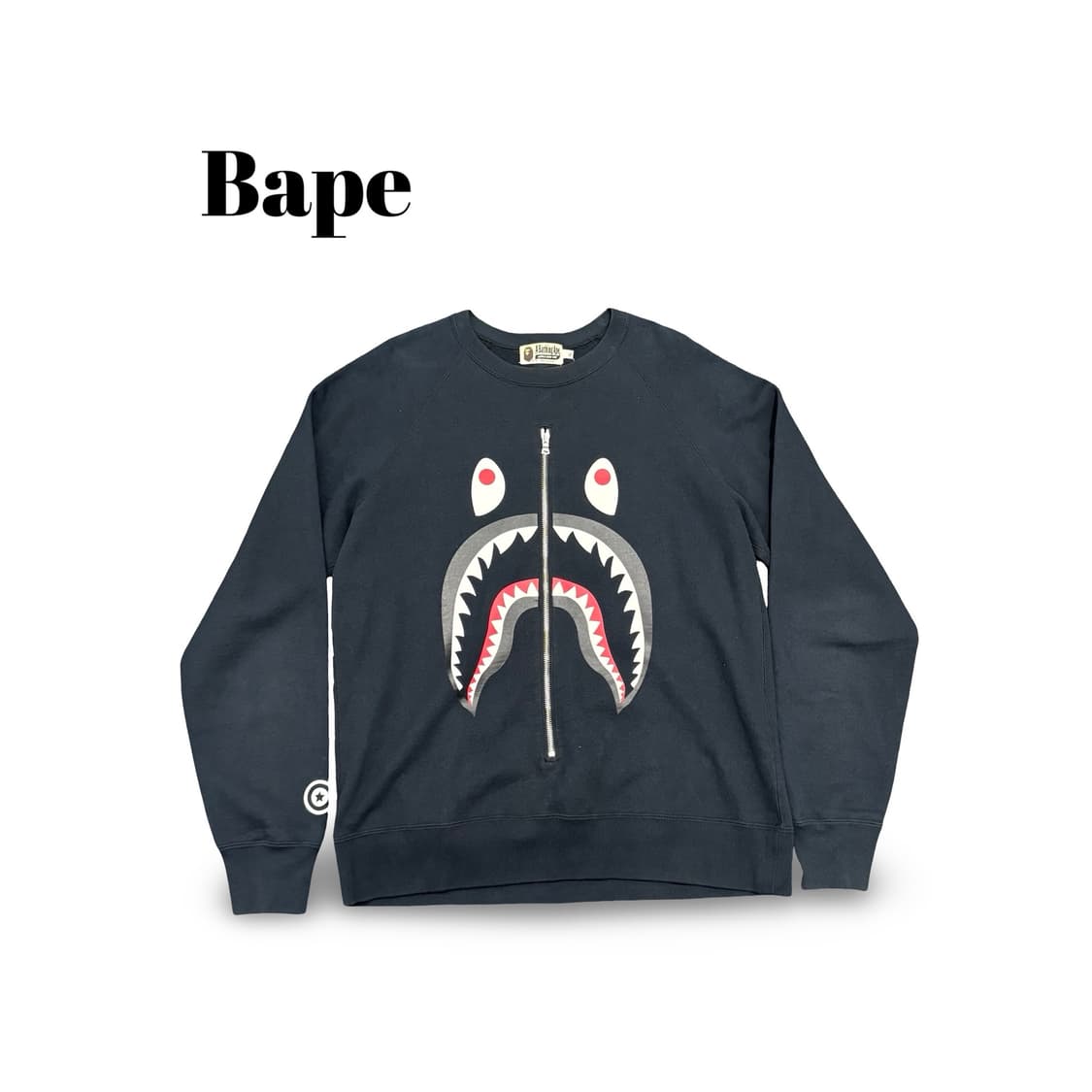 (100)베이프샤크맨투맨 상품이미지1