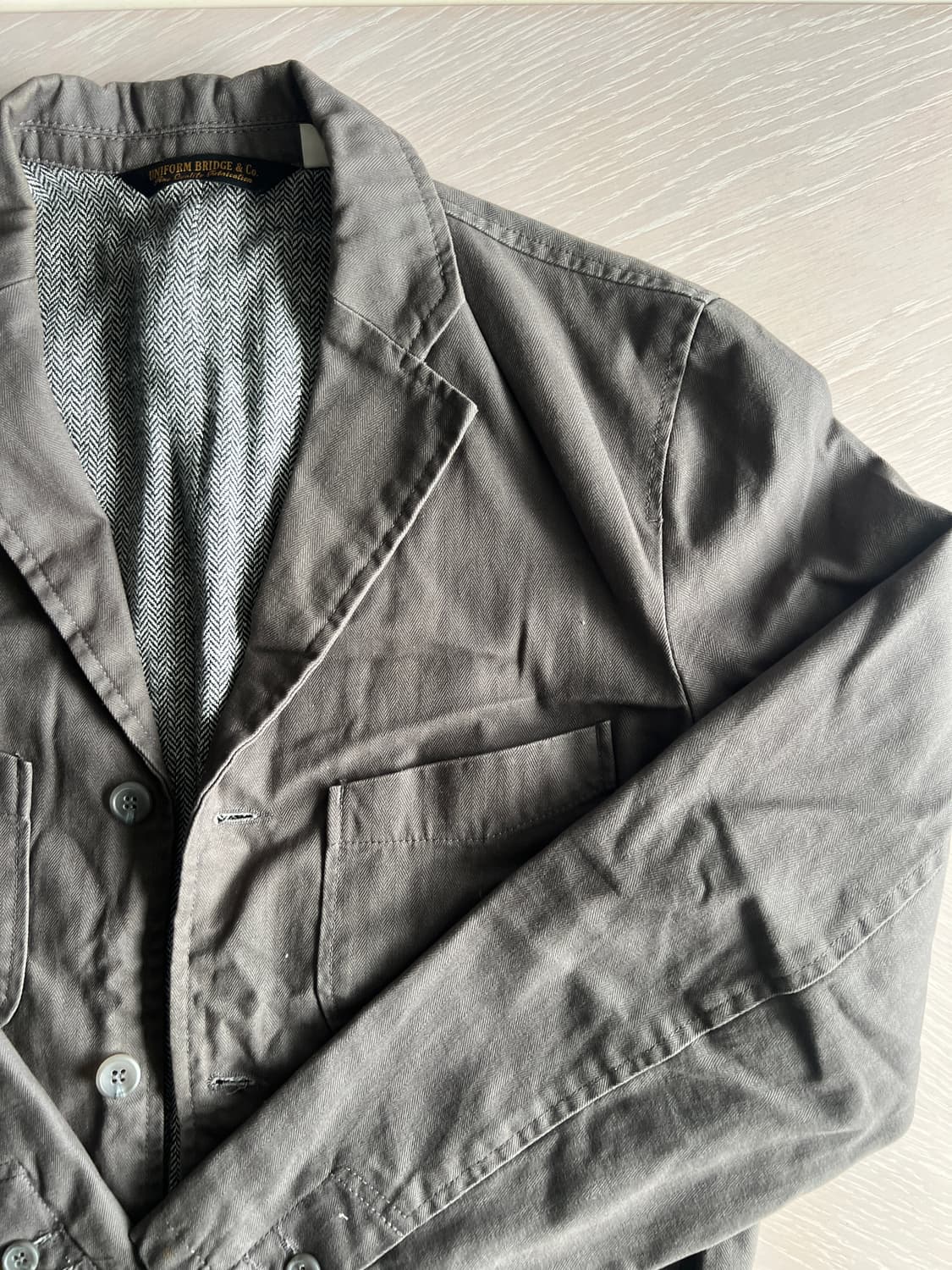 유니폼 브릿지 아메카지 자켓 그레이 s사이즈 상품이미지1