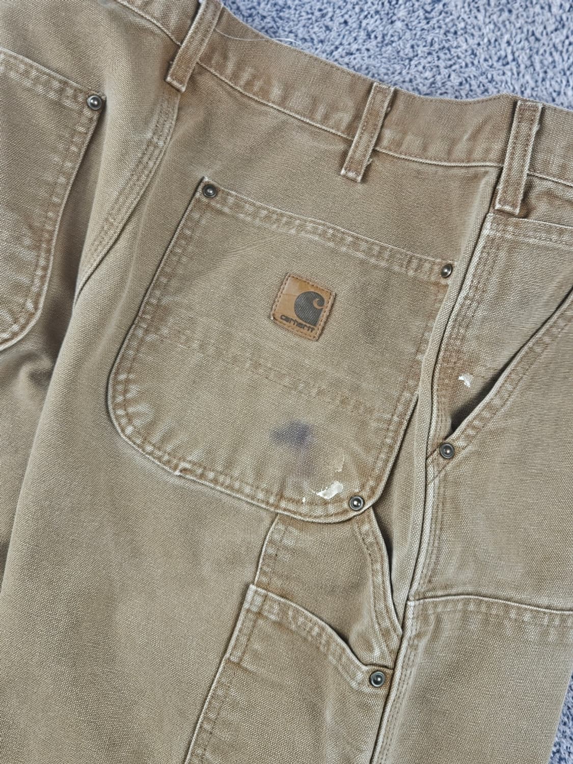 칼하트 덕 캔버스 더블니 카펜터 워크 팬츠 ( 34X30 )/ 11297 상품이미지8