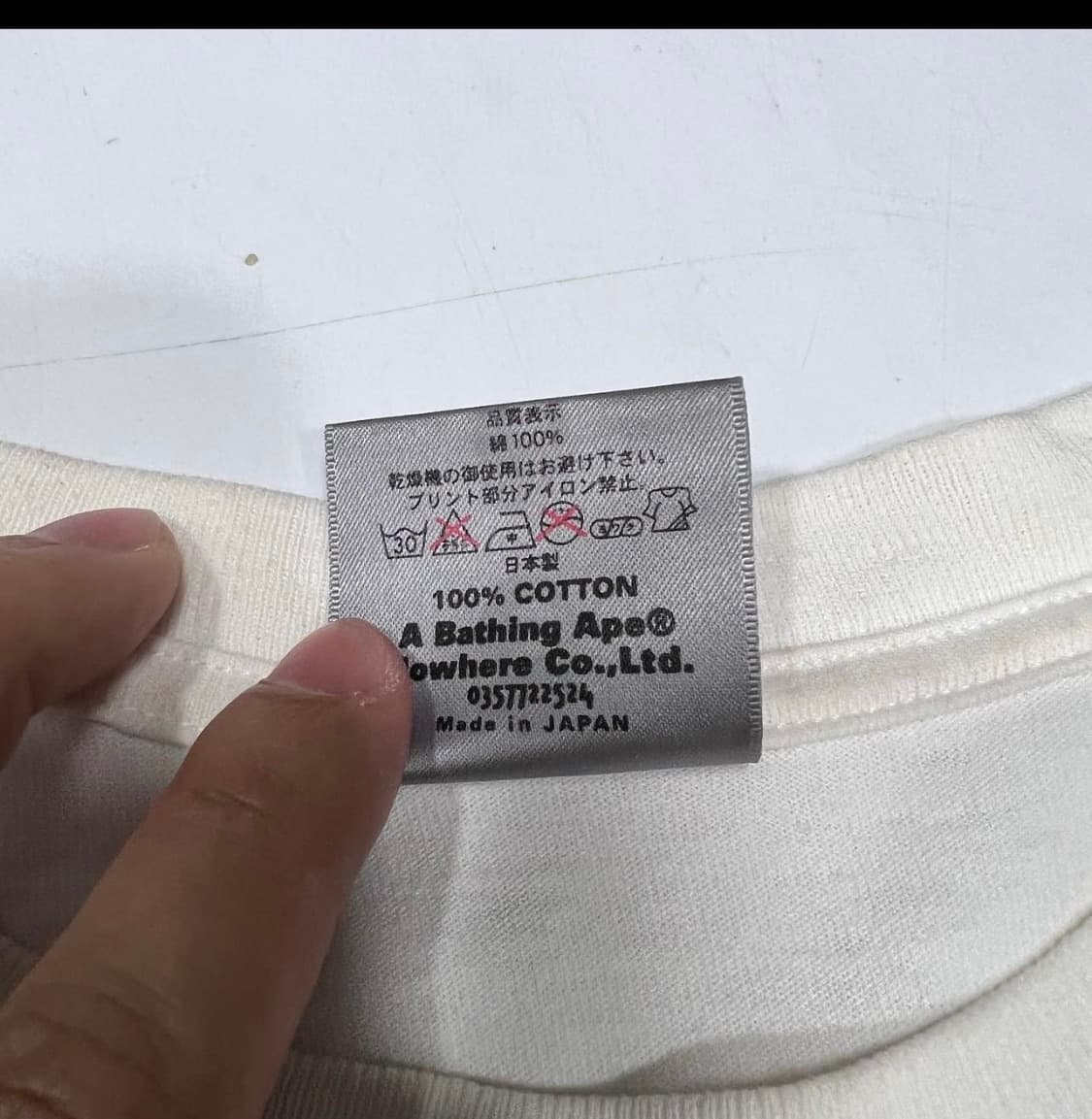 Bape 베이프스타 프린팅 반팔티(L) 상품이미지6