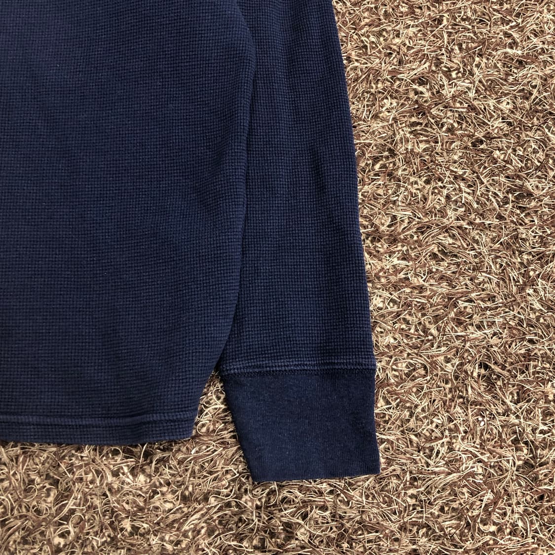 폴로 랄프로렌 네이비 와플 롱슬리브 긴팔 티셔츠 상품이미지3