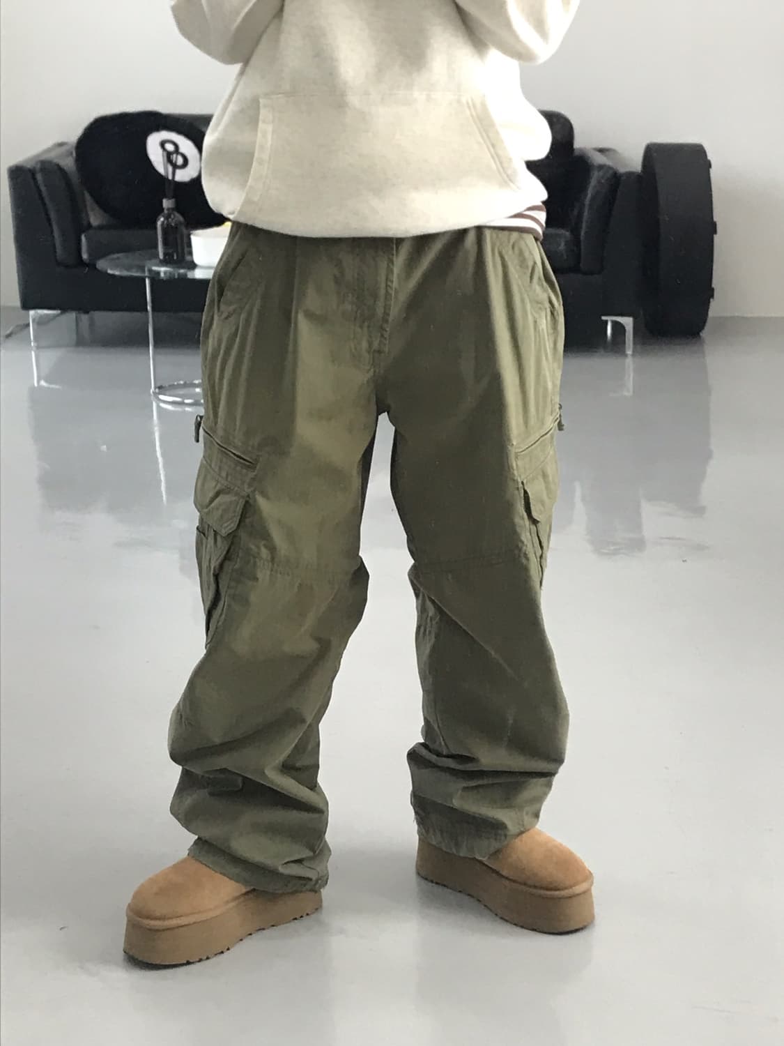  Vtg Khaki Caro Pocket Trousers 상품이미지1