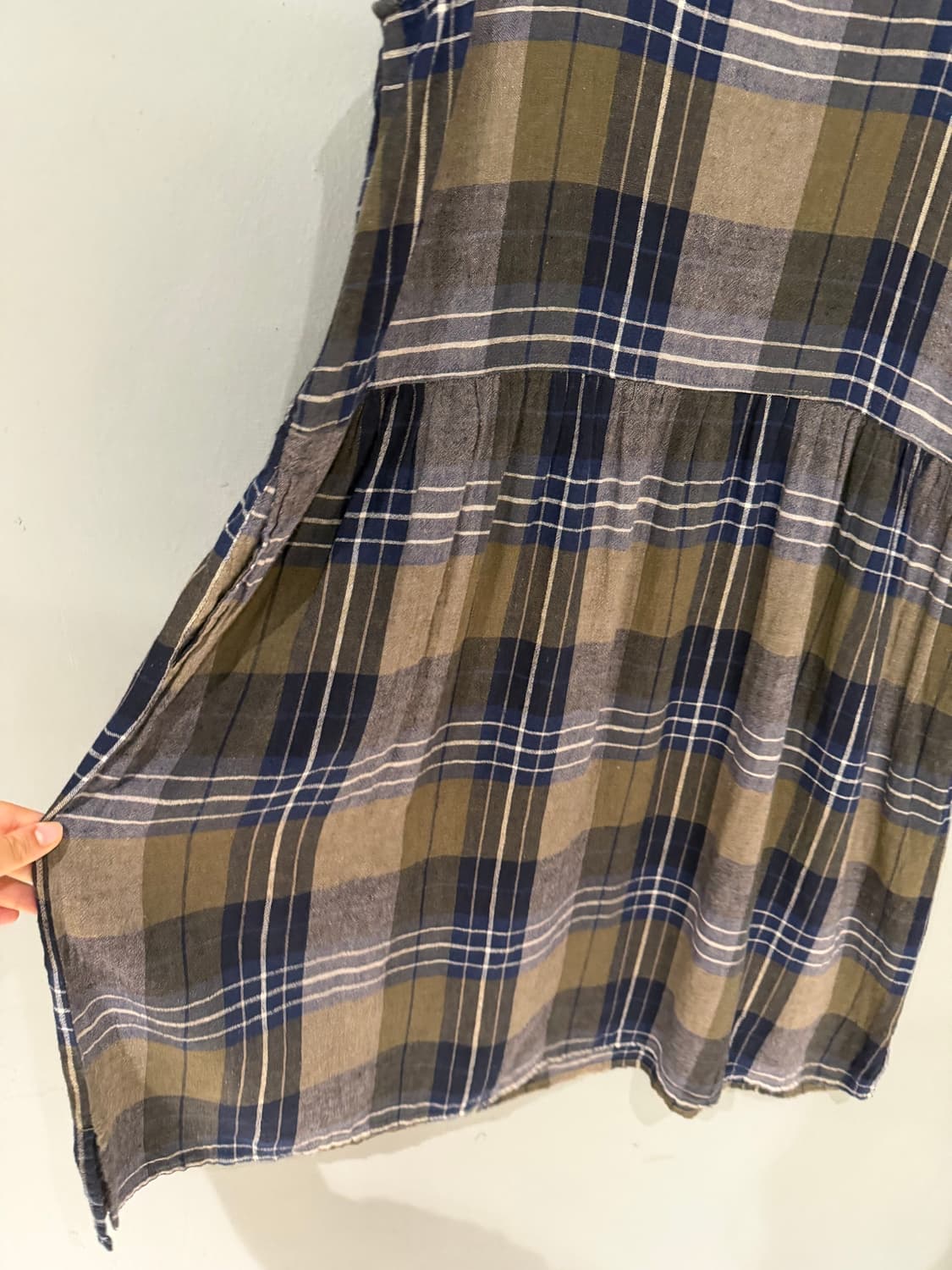 nerd check pattern one-piece 상품이미지8