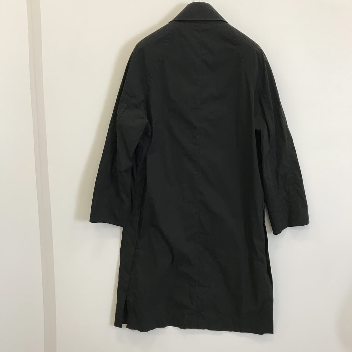 타임옴므 블랙 트렌치코트 홑겹 [95] 상품이미지3
