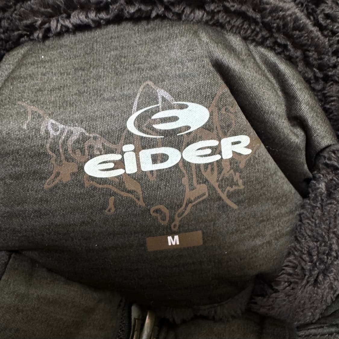 아이더 구스다운 로고 700 후드 패딩 M/95  상품이미지4