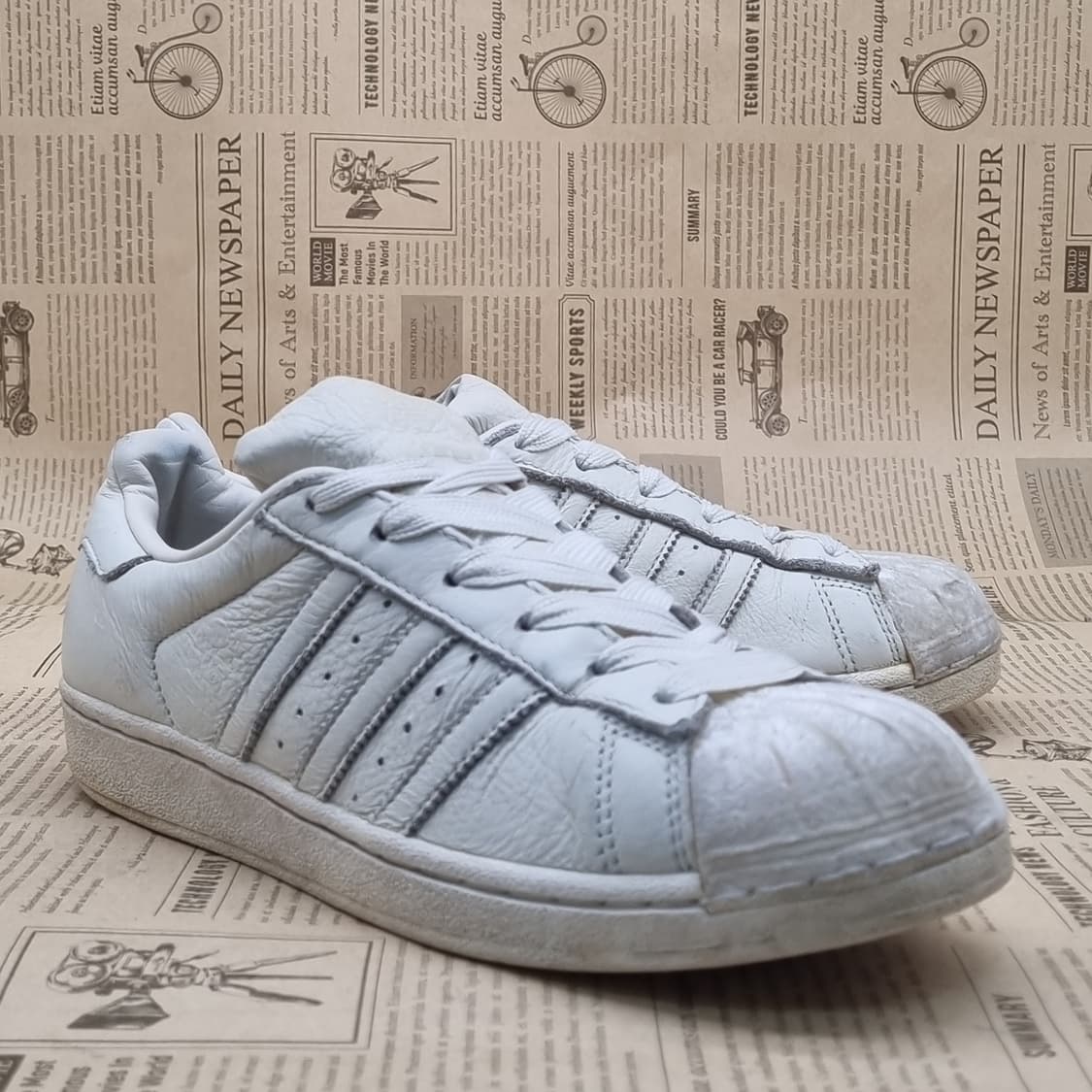 아디다스 슈퍼스타80S 흰색 스니커즈235 상품이미지1