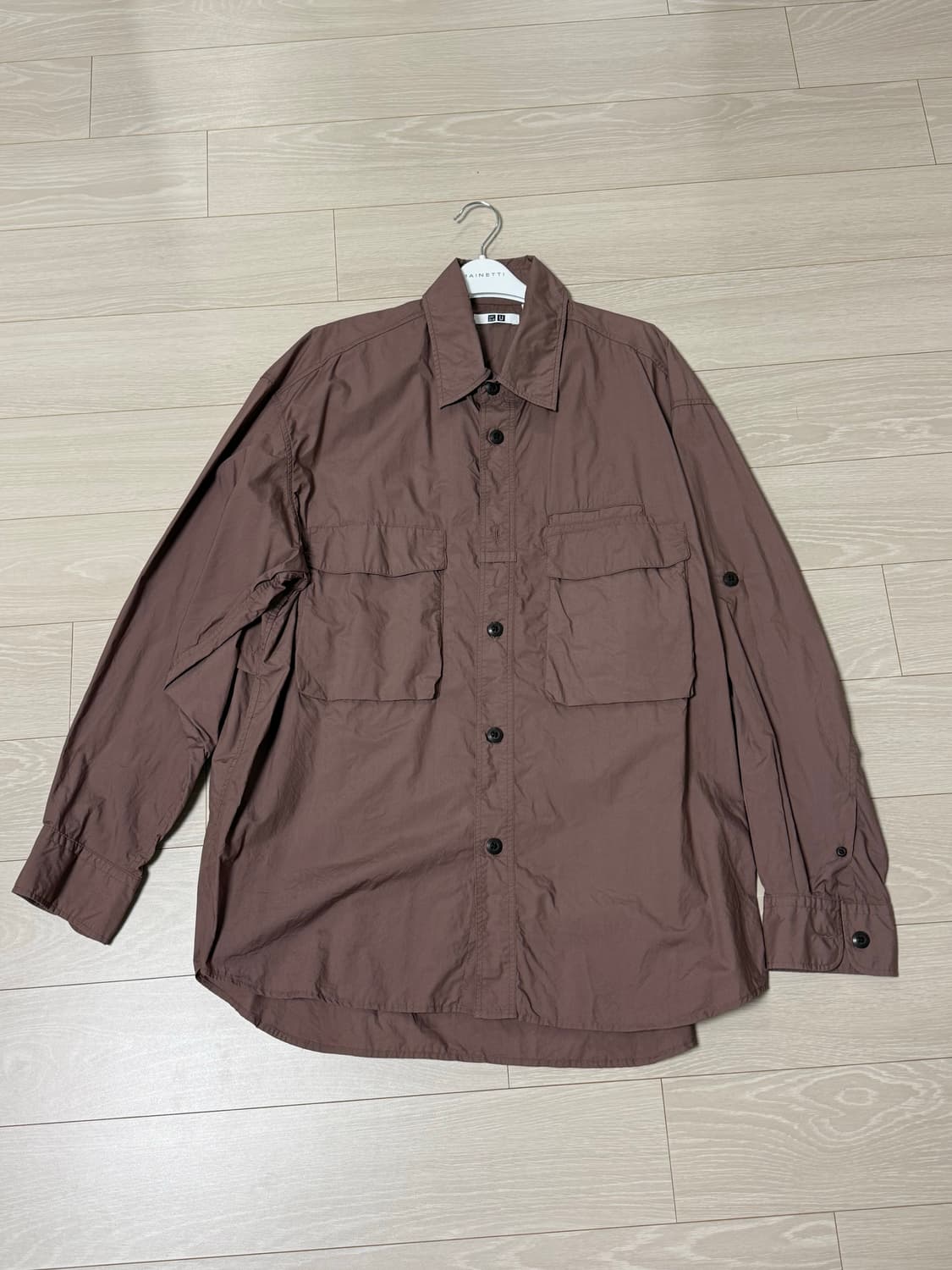 유니클로 U 유틸리티 셔츠 M 상품이미지1