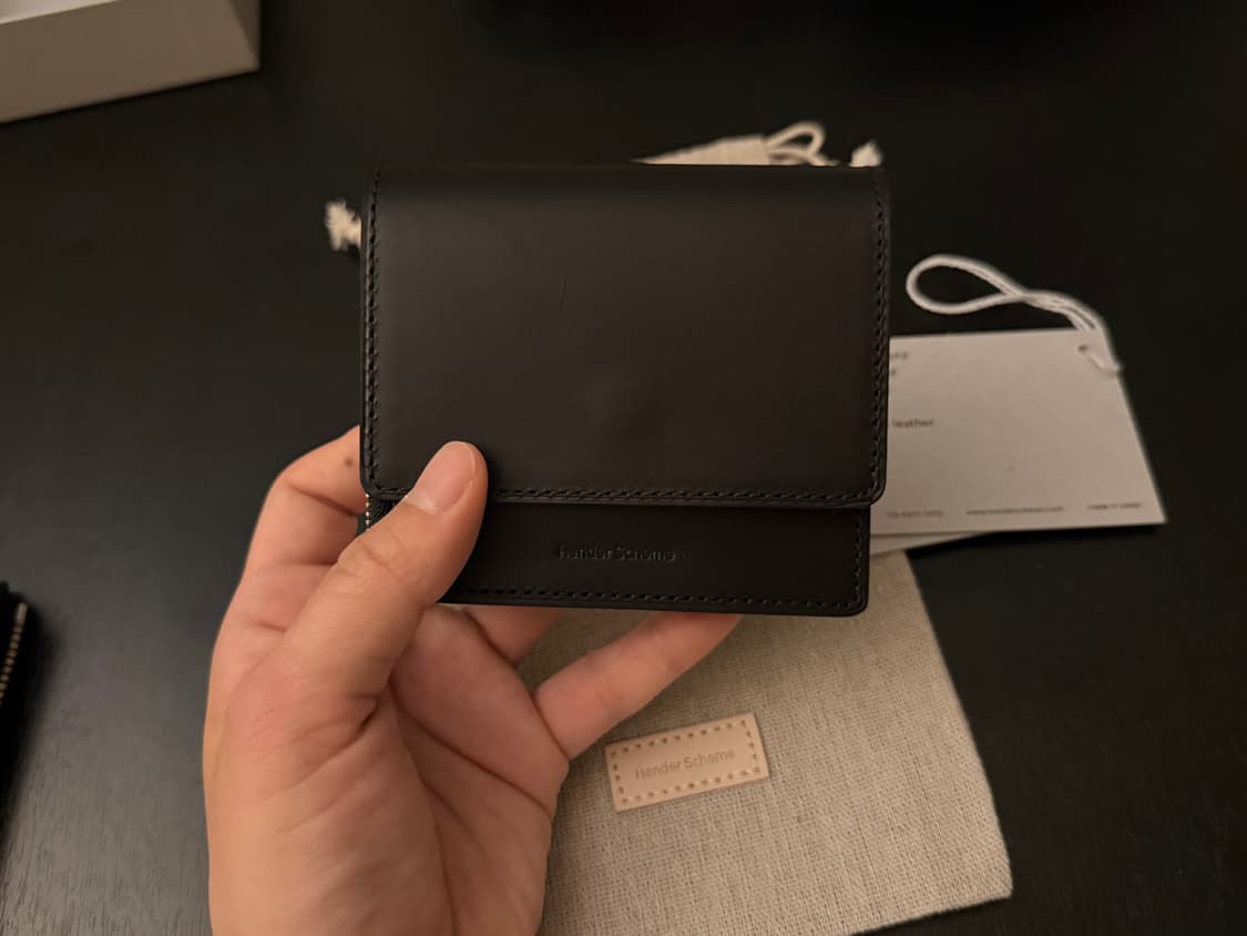 핸더스킴 빌폴드 지갑(billfold)블랙 새상품 상품이미지2