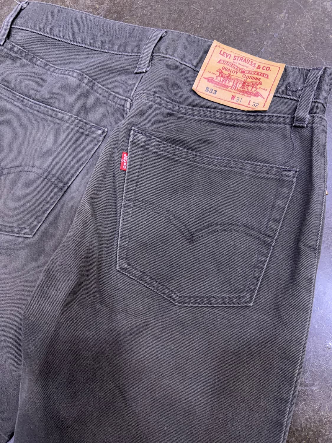 리바이스 533 오리지널 핏 일본판 빈티지 코튼팬츠 31 상품이미지7