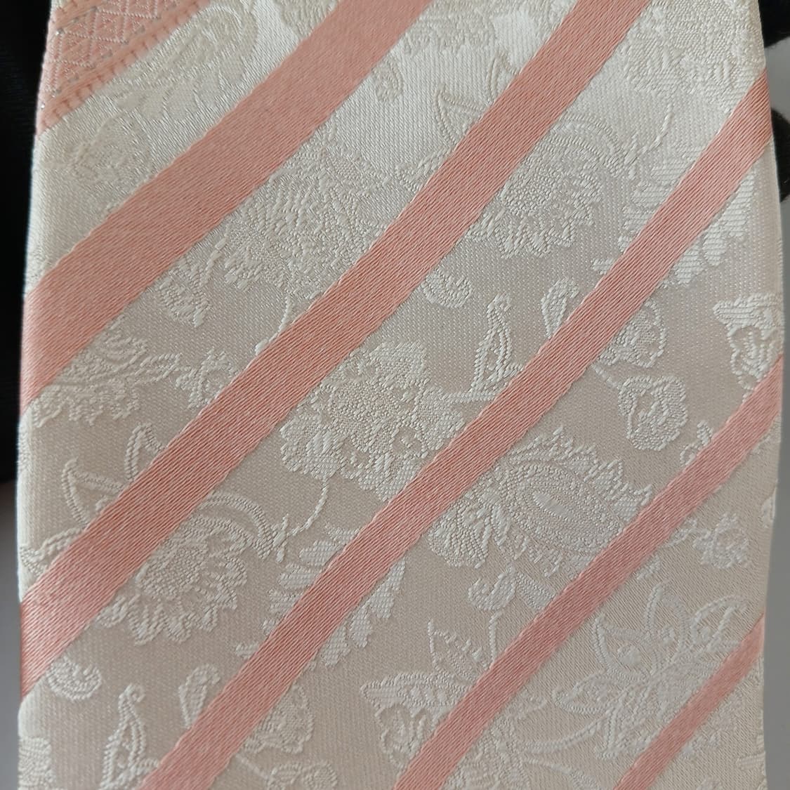 AQUASCUTUM 아쿠아스큐텀 실크 자카드 스트라이프 넥타이 9.1cm 상품이미지7