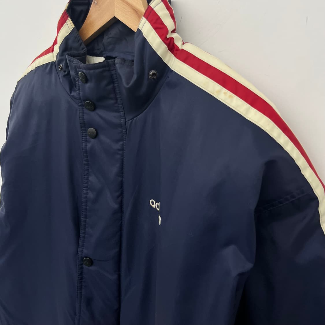 아디다스 네이비 삼선 롱패딩 자켓 남L 상품이미지4