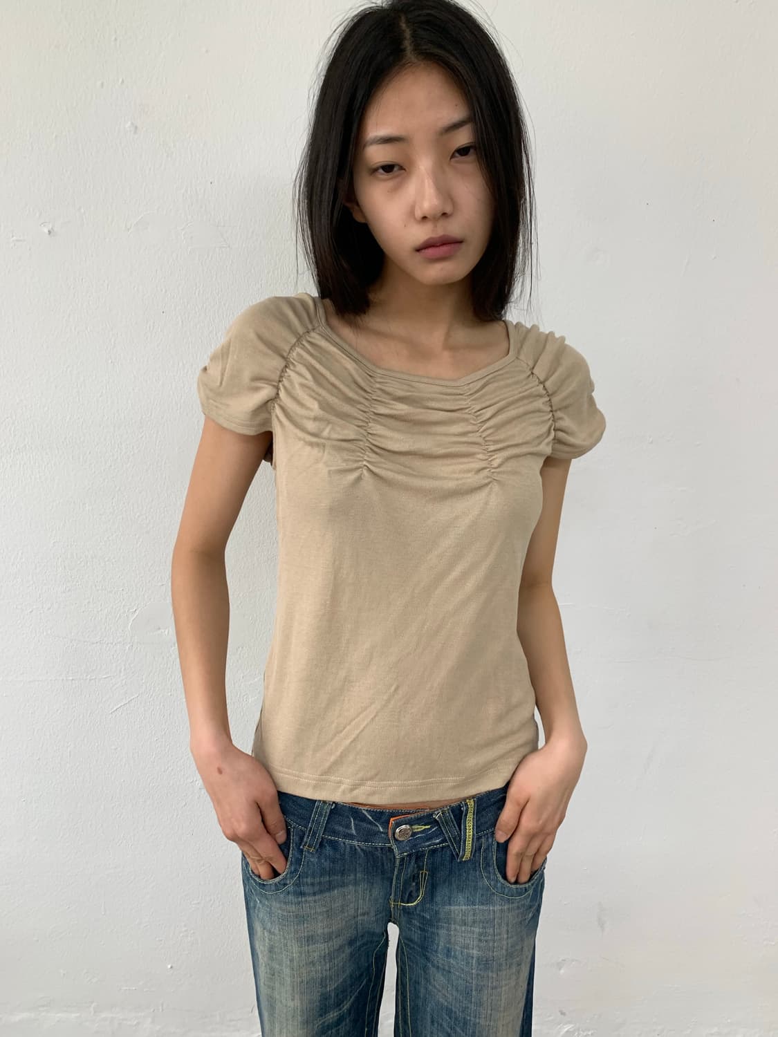 Shirring top 상품이미지1