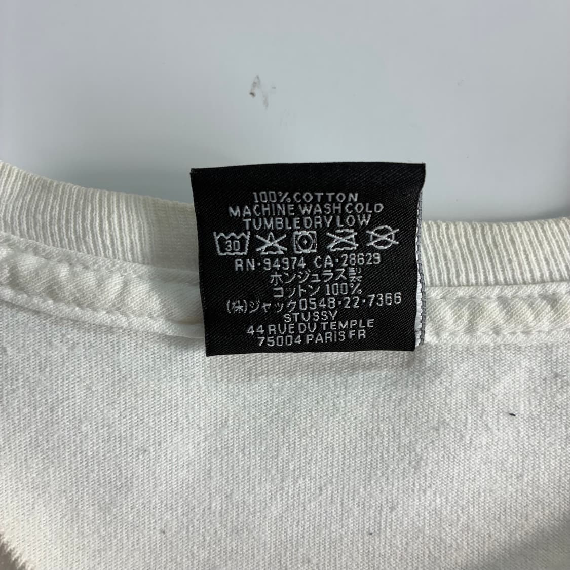 Stussy  스투시 스핑크스 그래픽 화이트 반팔 티셔츠  상품이미지7