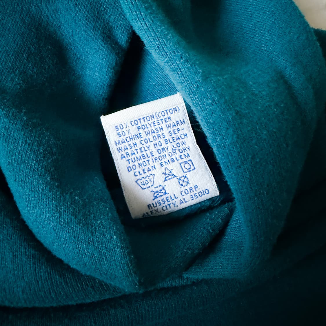 [XXL] 빈티지 러셀 터콰이즈 컬러 MADE IN USA 상품이미지4