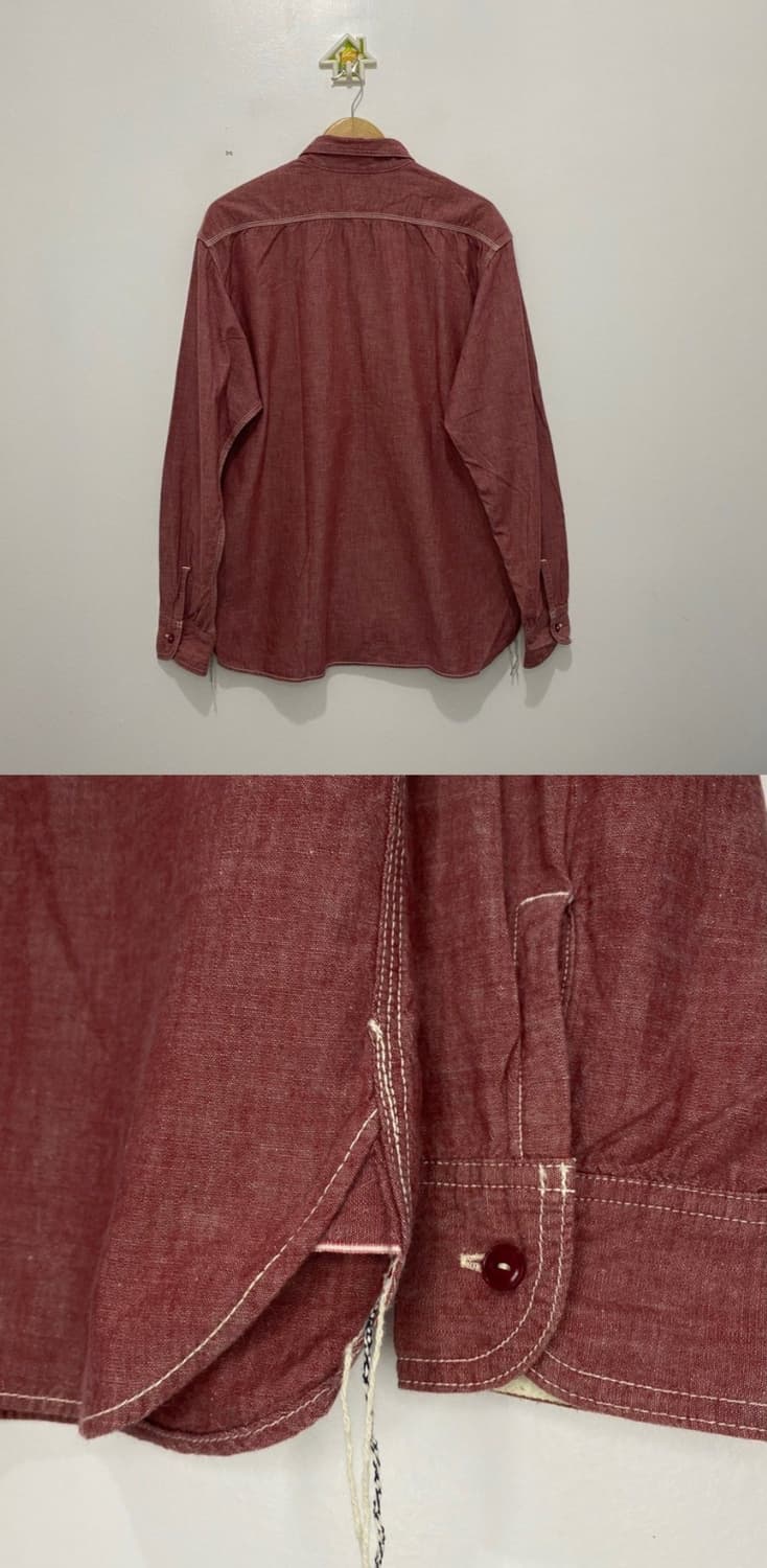 모모타로 진 샴브레이 셔츠 40 상품이미지3