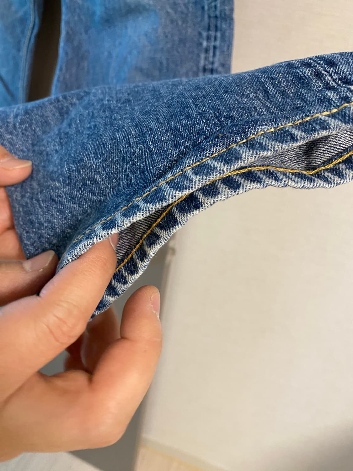 오어슬로우 데님 팬츠 105 중청 orslow 상품이미지5