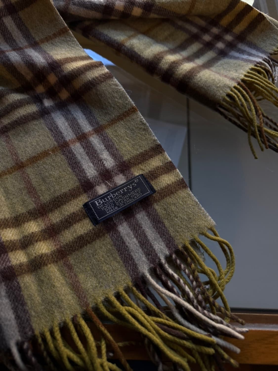 이태리 메이드 노바체크 램스울 머플러 상품이미지3