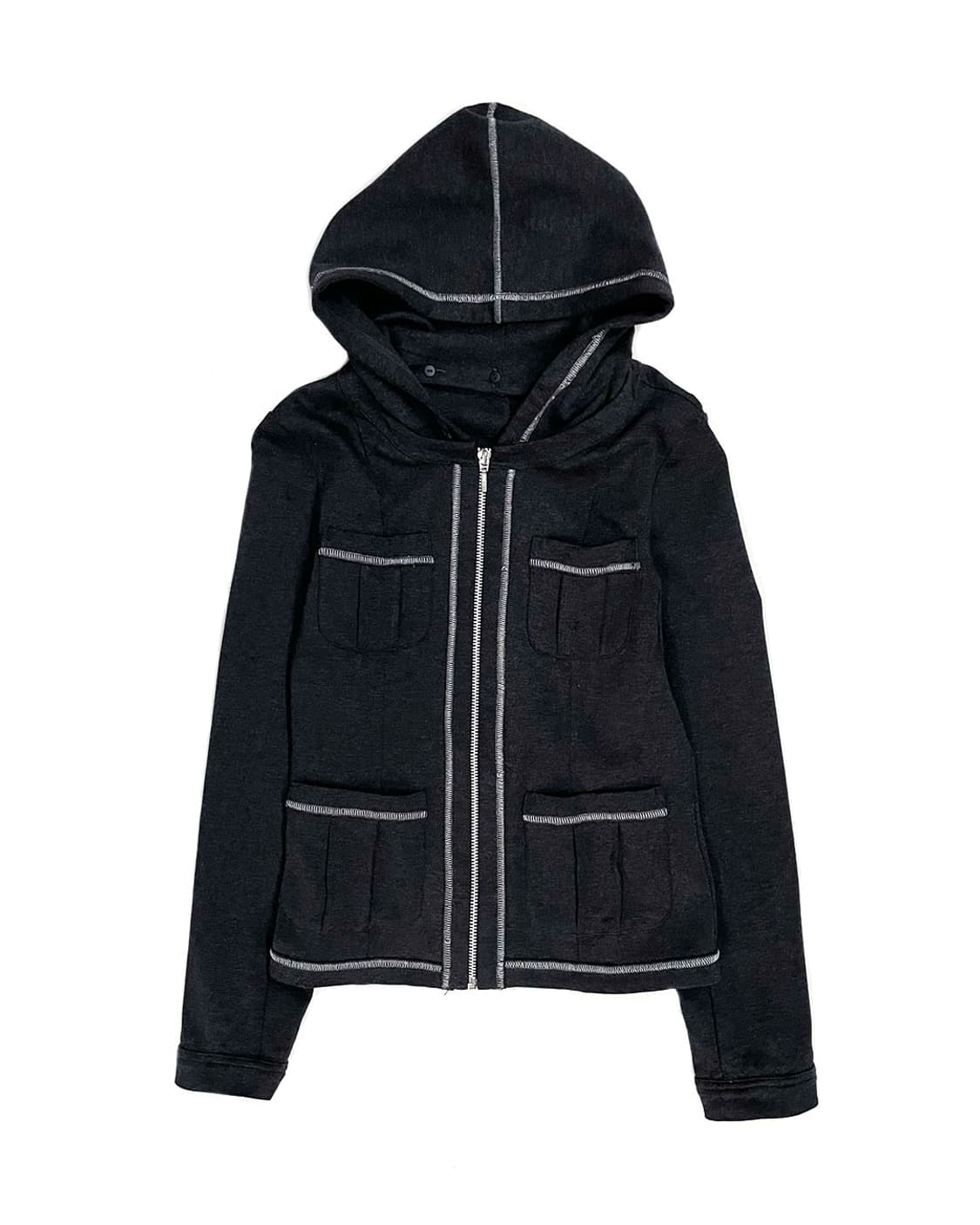 vintage 2way 후드 집업  상품이미지1