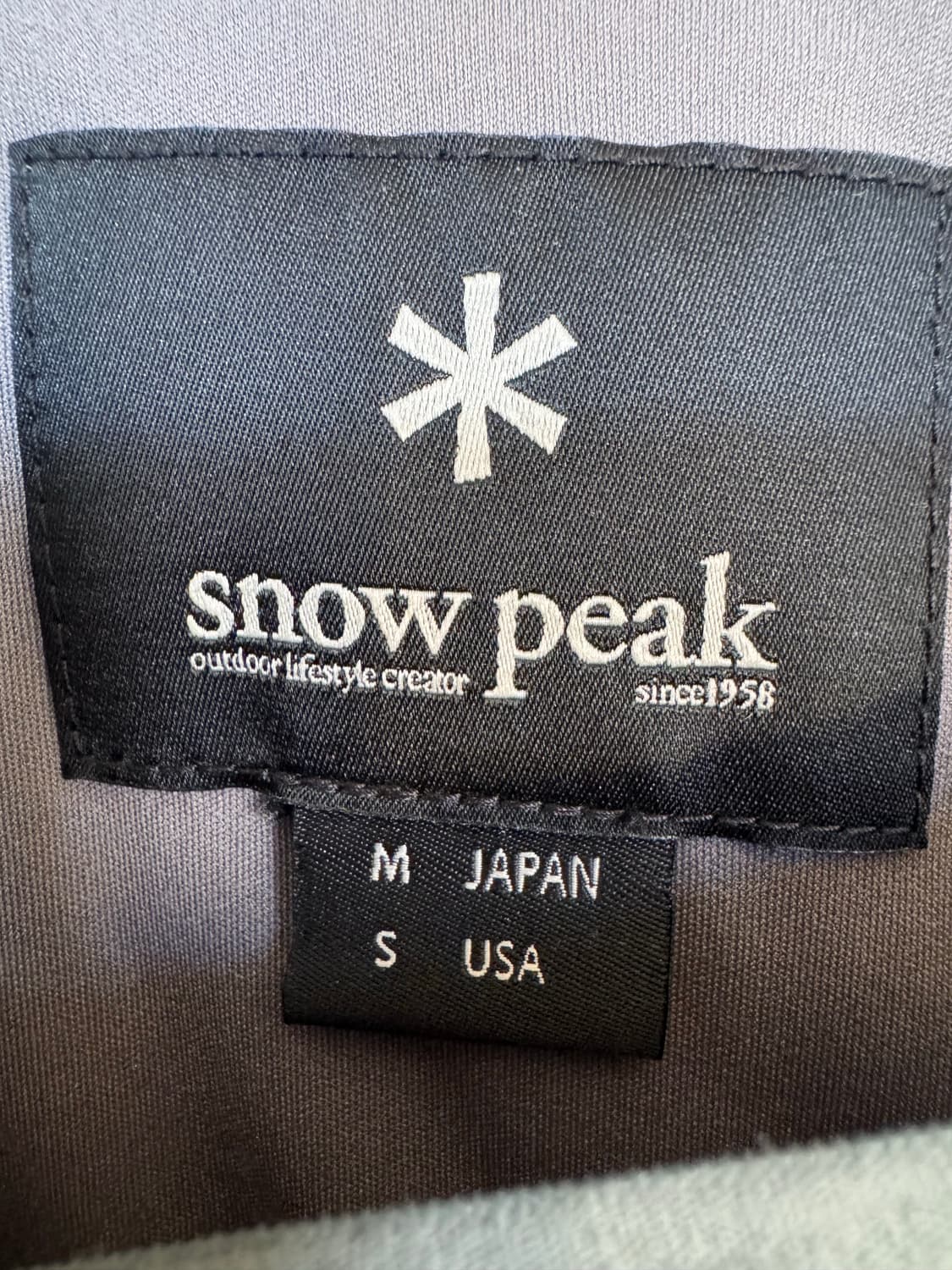 [M]스노우피크 재팬 크루넥 폴라텍 패딩 풀오버 그레이 상품이미지5