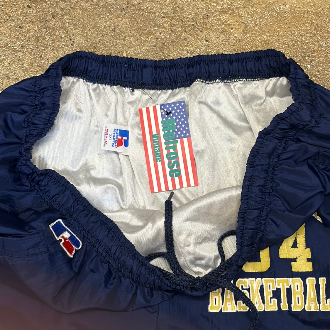 90s Made in USA 빈티지 러셀 츄리닝 바람막이 트레이닝팬츠 상품이미지7