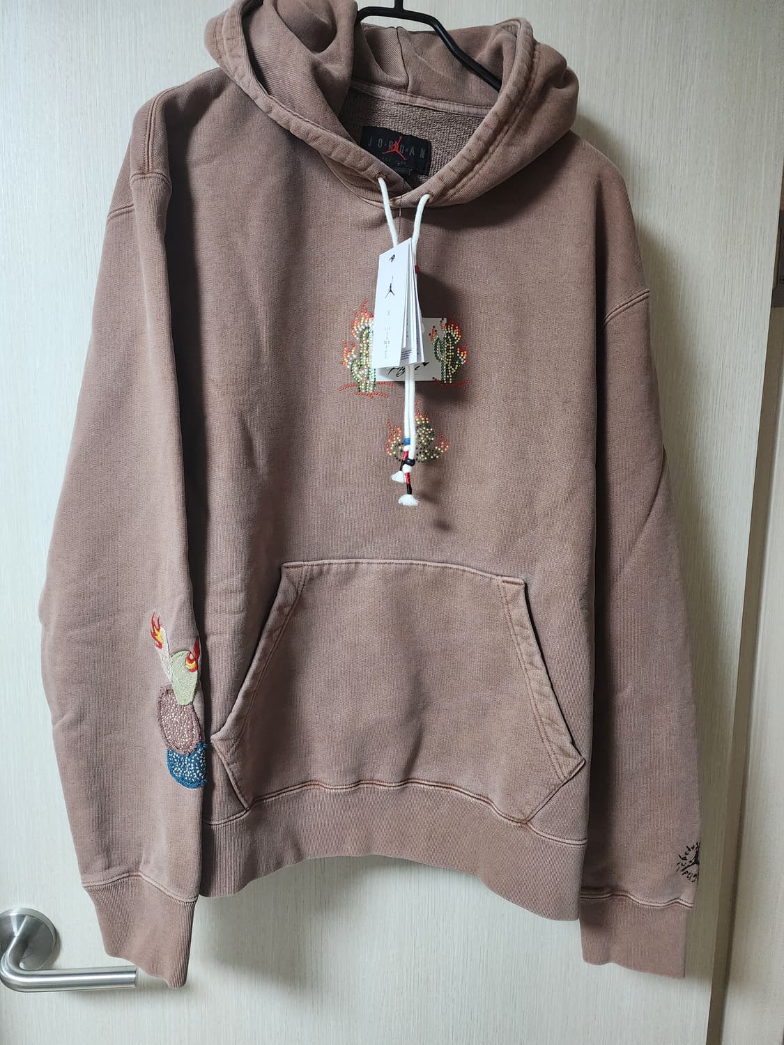 (정품) 나이키 조던 트래비스캇  캑터스잭 피그먼트 후드티 (새제품) 상품이미지2