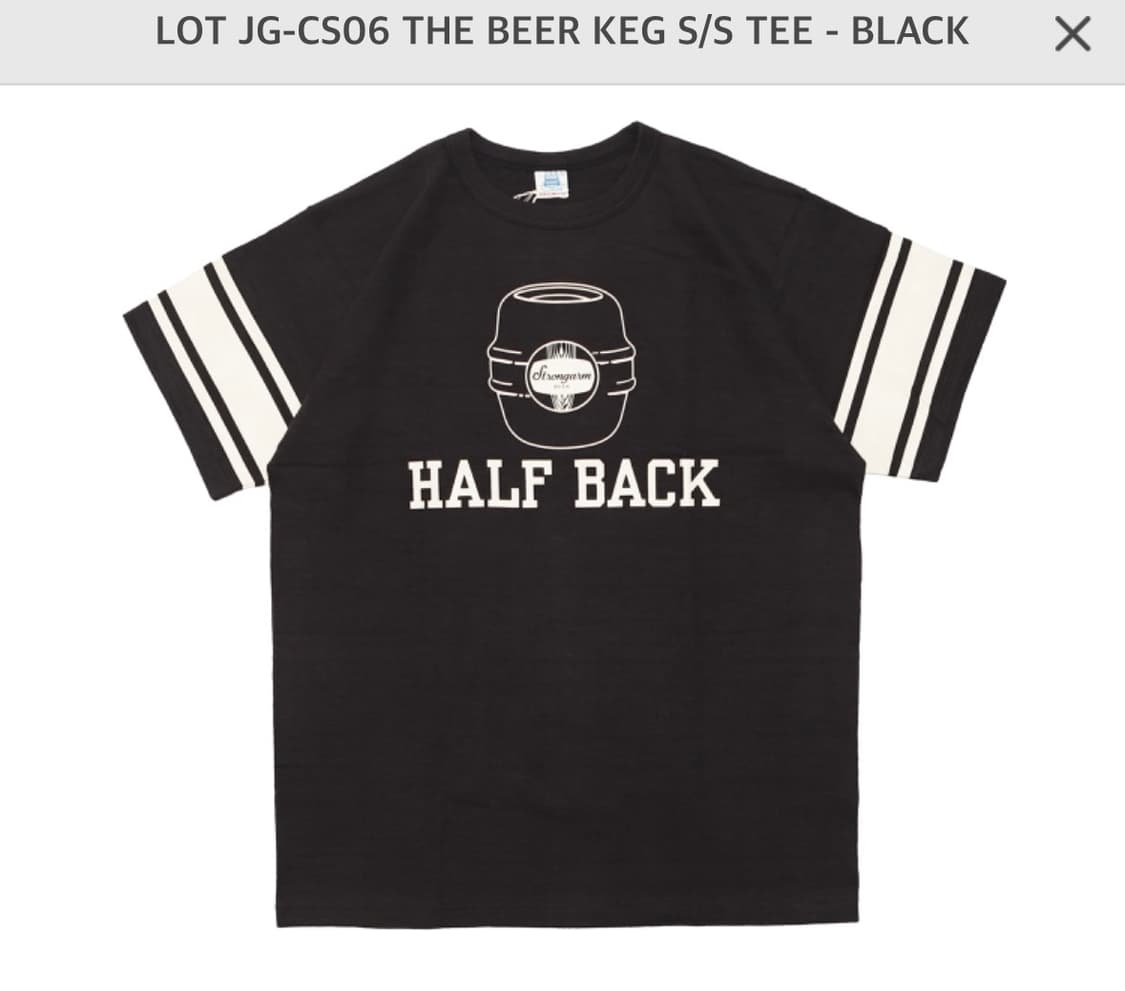 WAREHOUSE JG-CS06 THE BEER KEG S/S TEE 상품이미지1