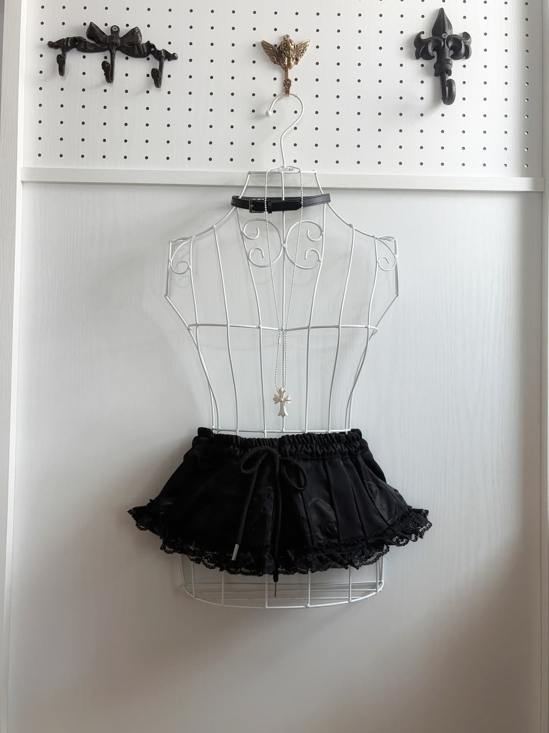Hurt banding mini skeleton printed lace  상품이미지1