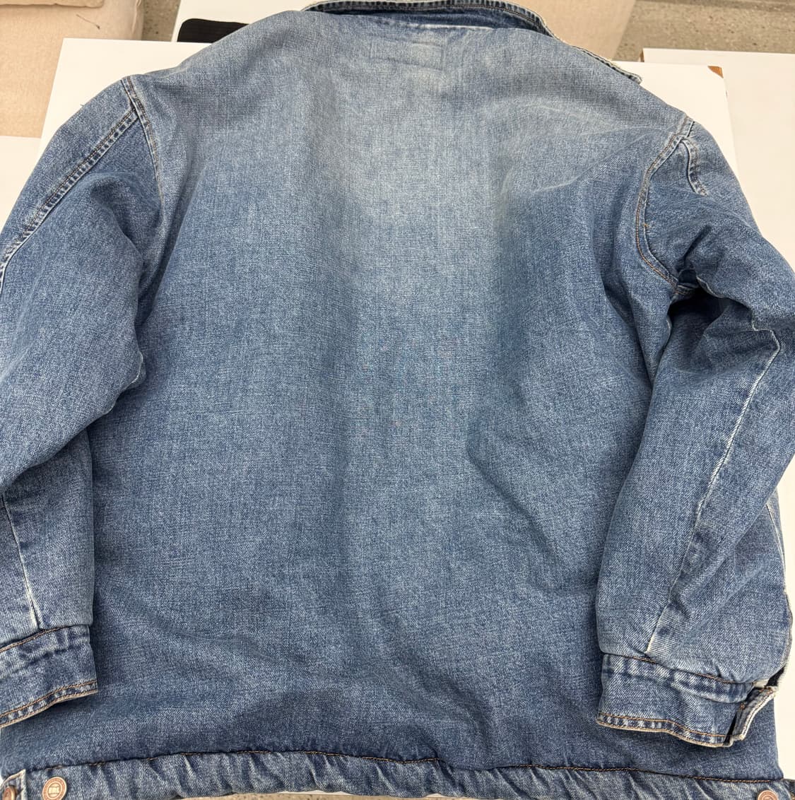 erl 시어링 데님 자켓 xl 상품이미지6