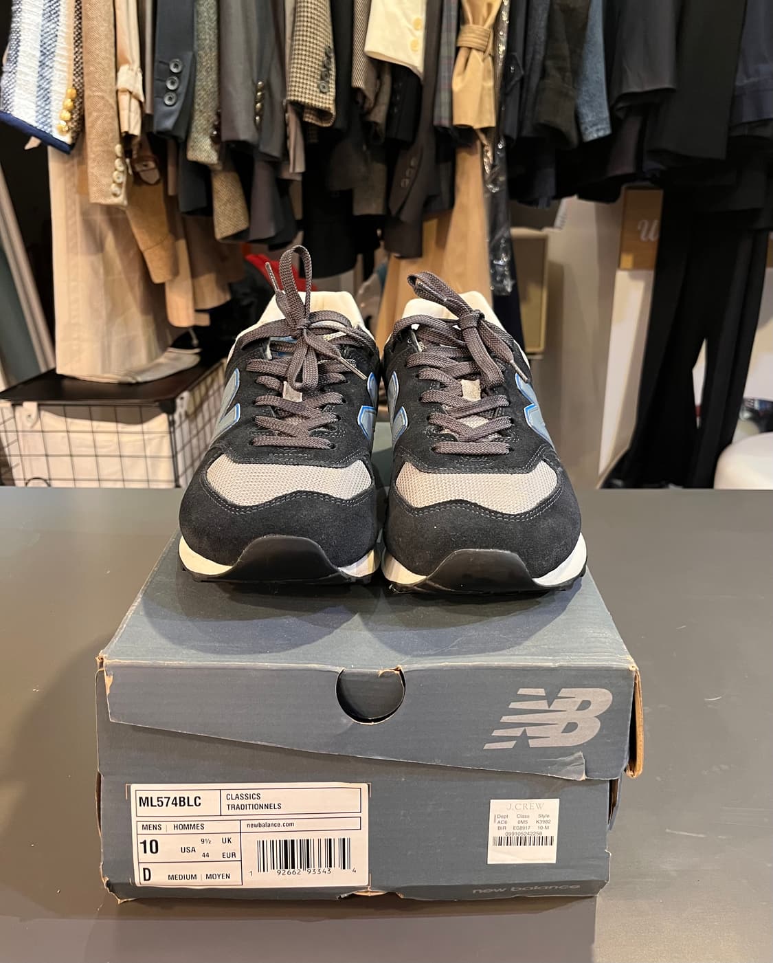 뉴발란스 × 제이크루 574 블랙 / 그레이 상품이미지5