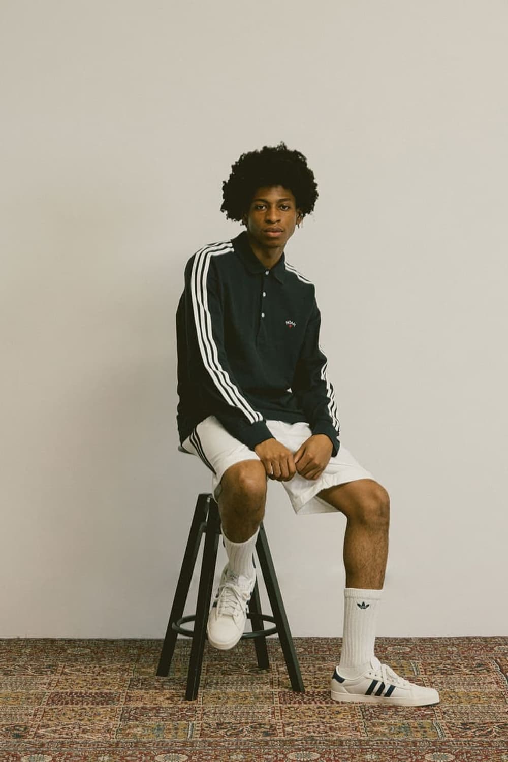 아디다스 노아 코튼 피케 폴로 네이비 L 상품이미지1