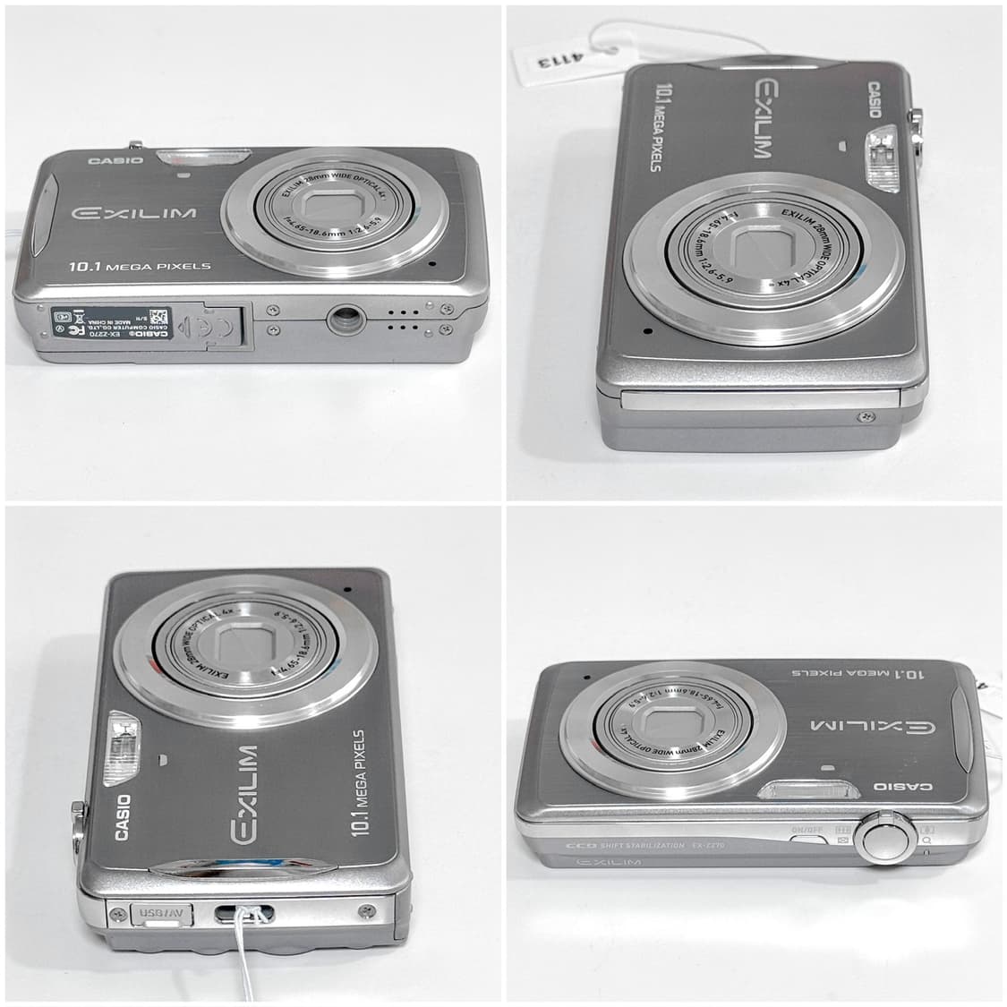 카시오 엑슬림 Z270 실버 빈티지디카 상품이미지5