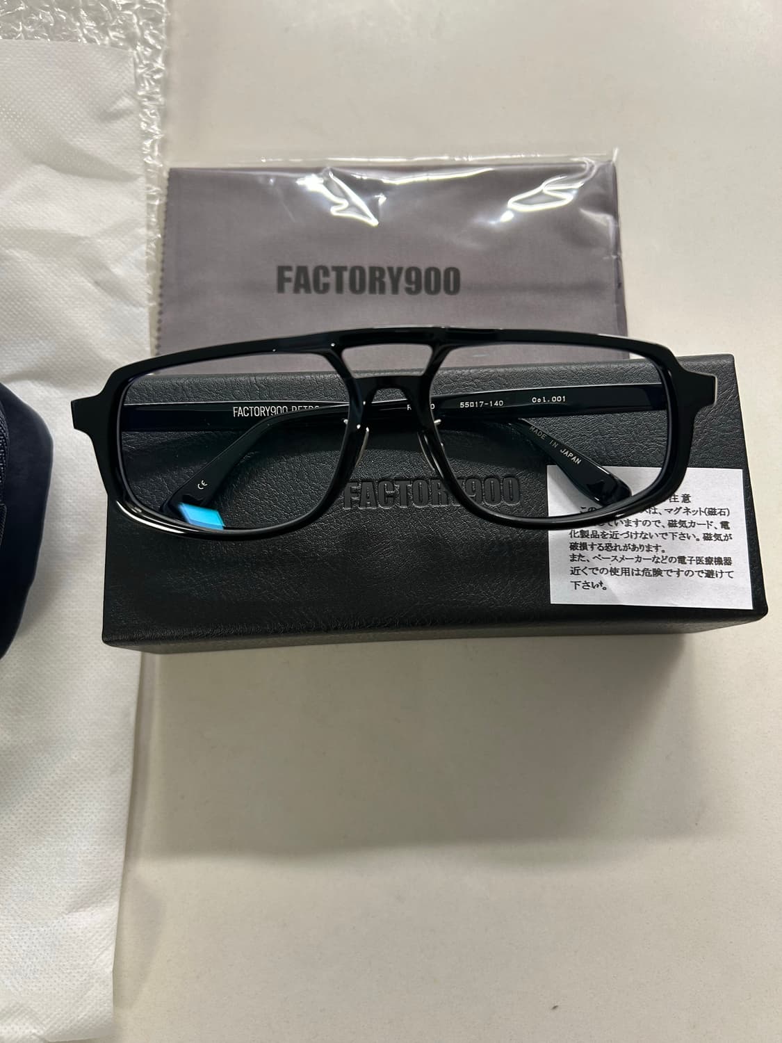 팩토리900 RF160 001 Black 새상품 factory900 상품이미지7