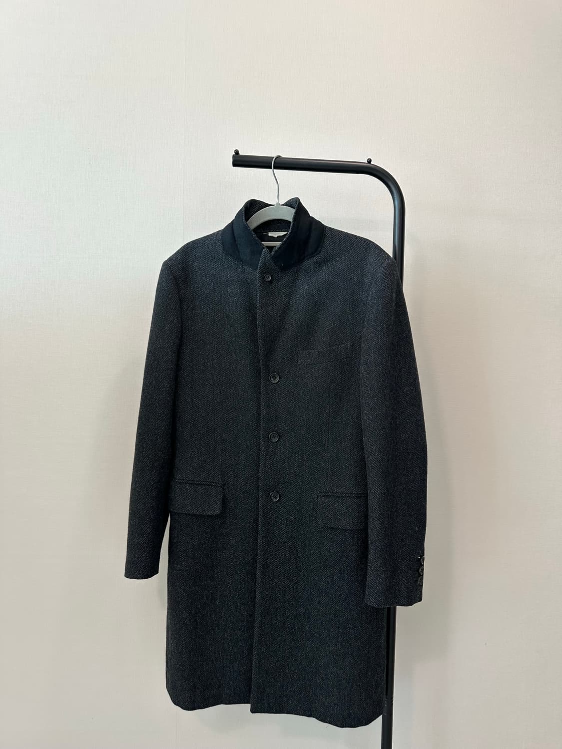 꼼데가르송 옴므 플러스 2006 울 헤링본 코트 상품이미지1