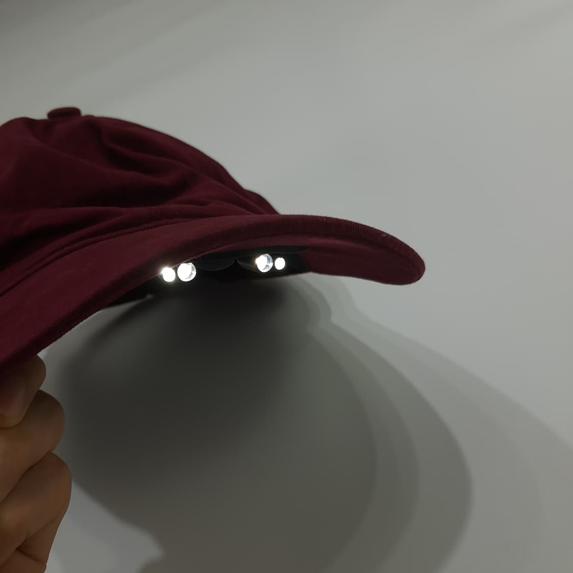 파워캡 LED 라이트 마룬 볼캡 P1474 상품이미지9