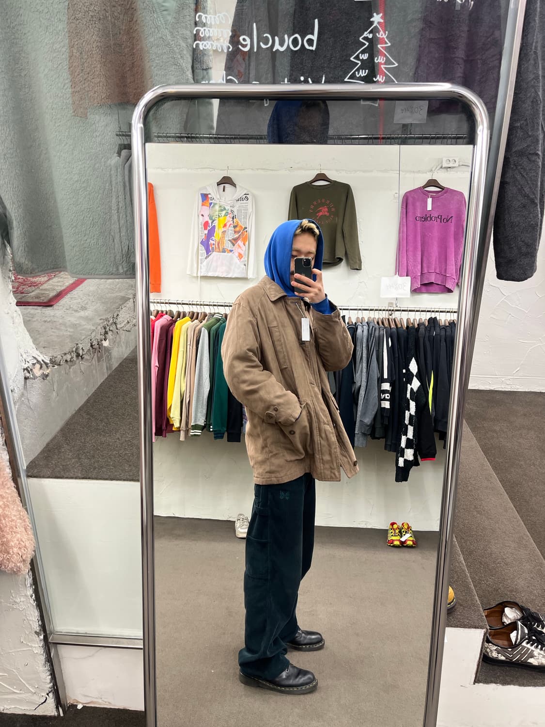 simple life 스웨이드 카코트 상품이미지4