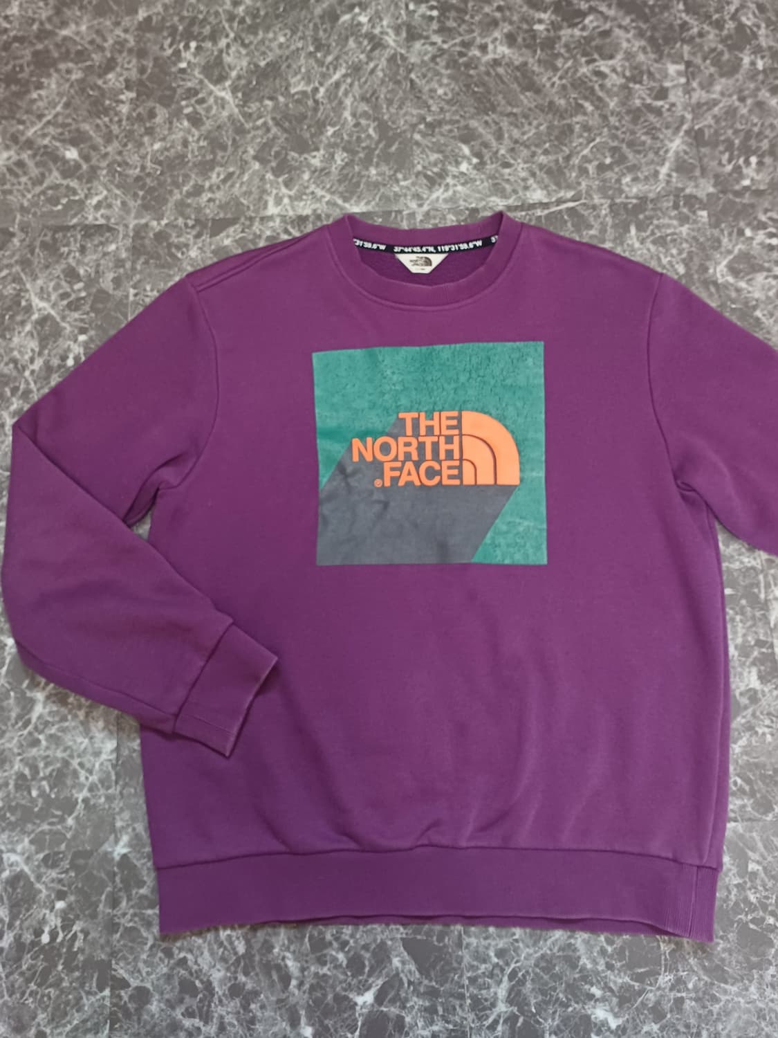 The North Face 퍼플 로고 맨투맨 L 상품이미지2