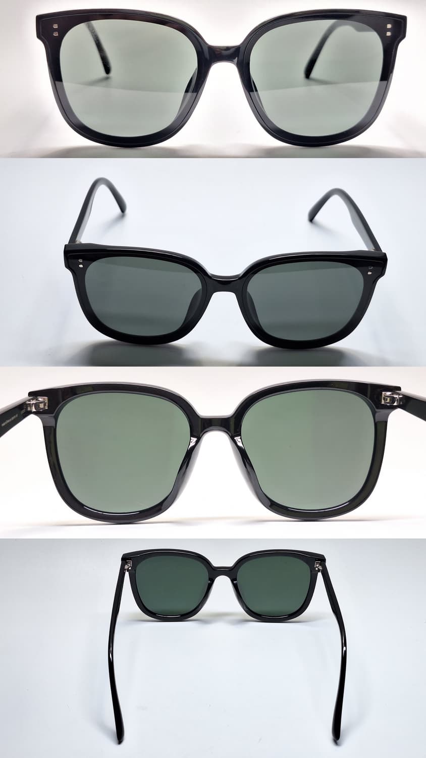 일본 수입 빅사이즈 블랙 선글라스 겸 안경테 65mm/y2k 스포티룩 상품이미지3