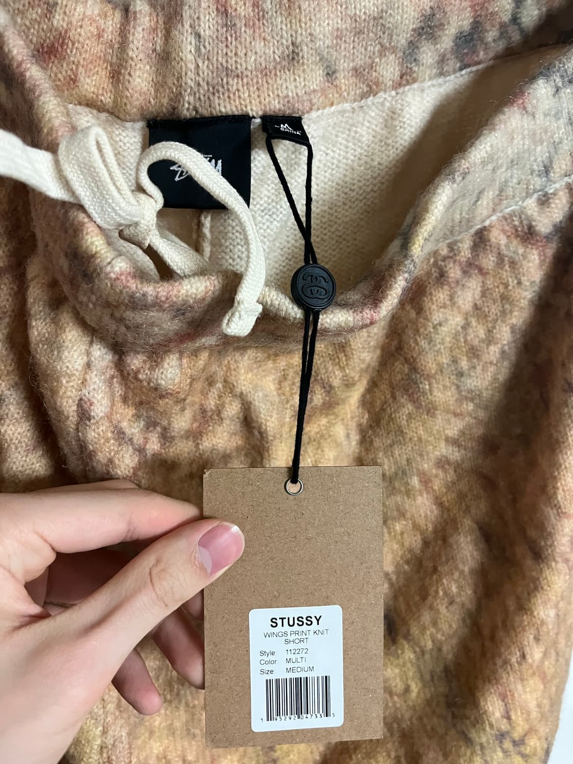 스투시 니트 버뮤다 쇼츠 M 상품이미지4
